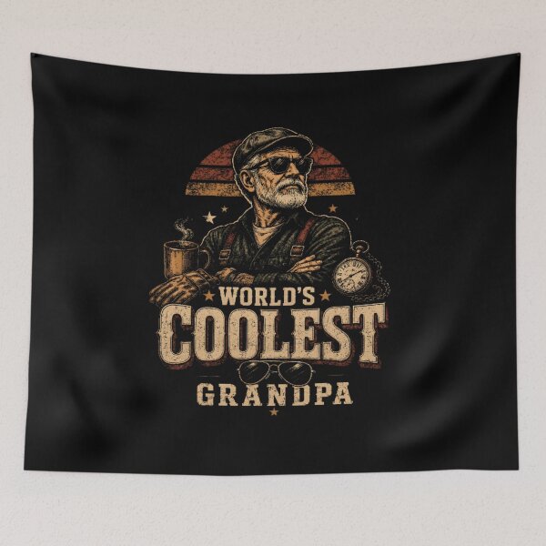 Artikelvorschau, Der coolste Opa der Welt – jedes Vintage-Opa-Design entworfen und verkauft von HolidayMoods.