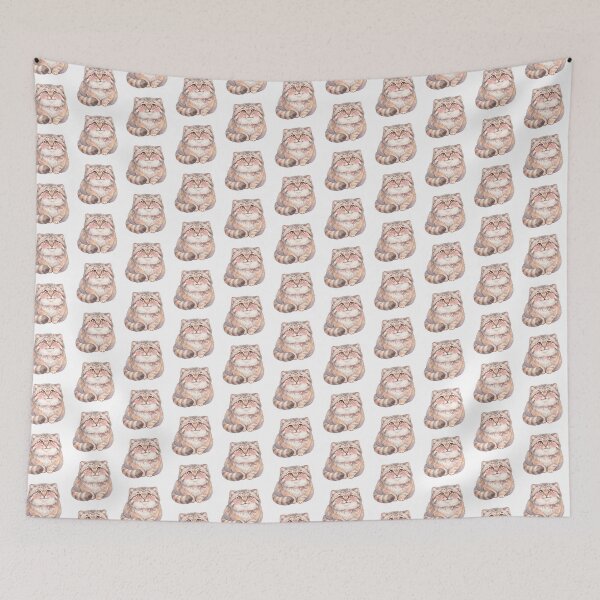 Item preview, Heart Eyes Manul | Cute Pallas Cat in Love Kawaii Design designed and sold by HelgaCraftery.