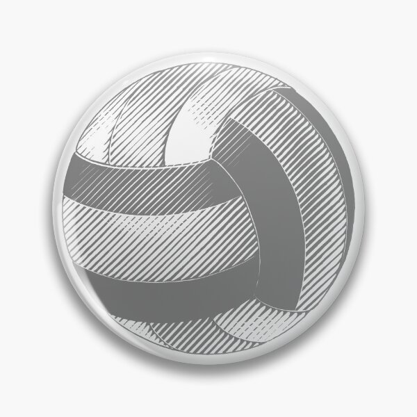 Item preview, Vintage Gray Volleyball Sports Graphic designed and sold by pattern-archive.