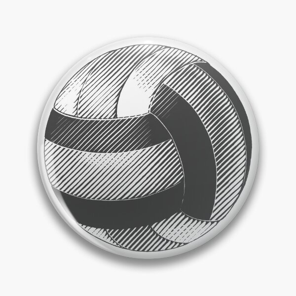 Item preview, Vintage Dark Gray Volleyball Sports Graphic designed and sold by pattern-archive.