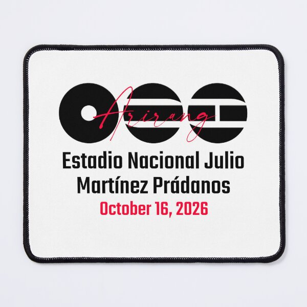 Item preview, BTS Arirang World Tour Estadio Nacional Julio Martínez Prádanos D2 designed and sold by MochiNelly Designs.