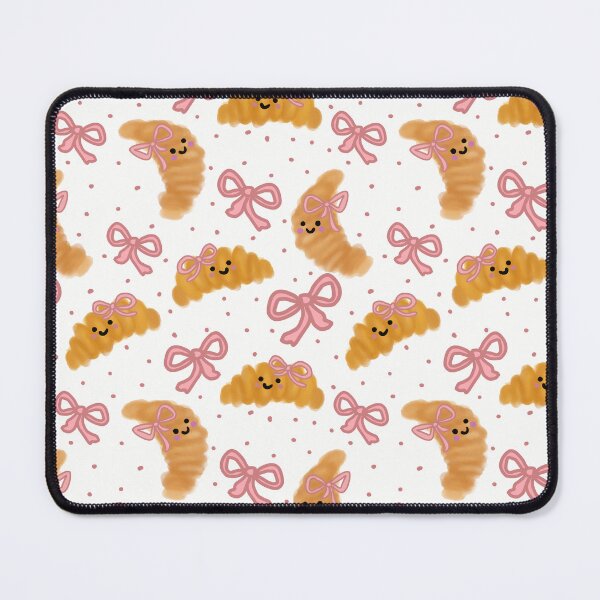 Item preview, Coquette Croissants & Pink Bows White Background designed and sold by CI Creative Design LLC.