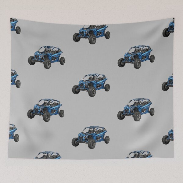 Item preview, Can-Am Maverick X3 MAX X RS Blue Off-Road UTV Graphic designed and sold by Motorline44.
