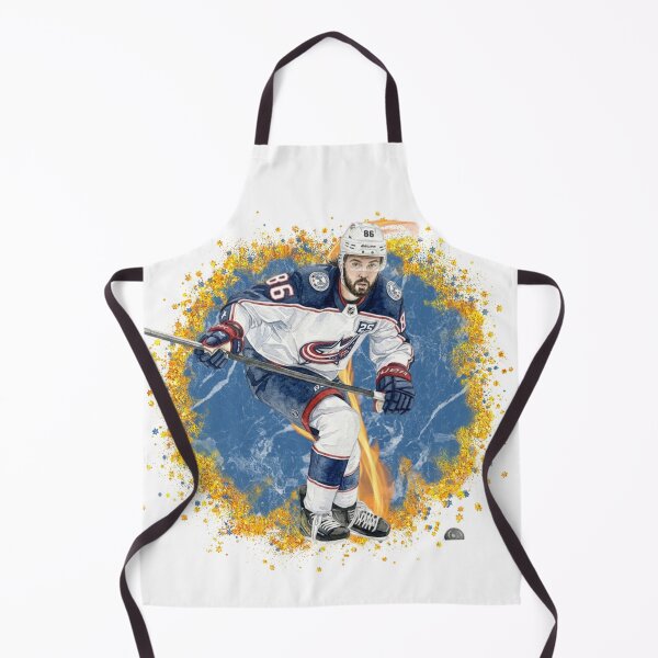 Item preview, Blue Jackets Hockey #86 in White Jersey - Columbus Fan Art designed and sold by Cucuzeus.