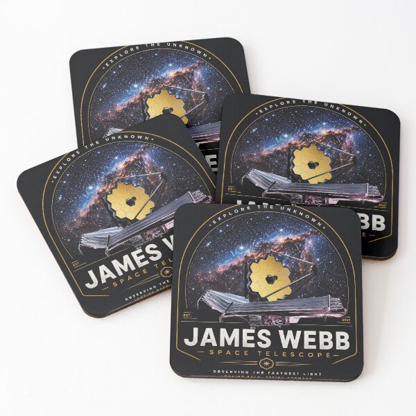 Item preview, James Webb Space Telescope | Explore the Unknown | Astronomy Space Art designed and sold by chronodesign03.