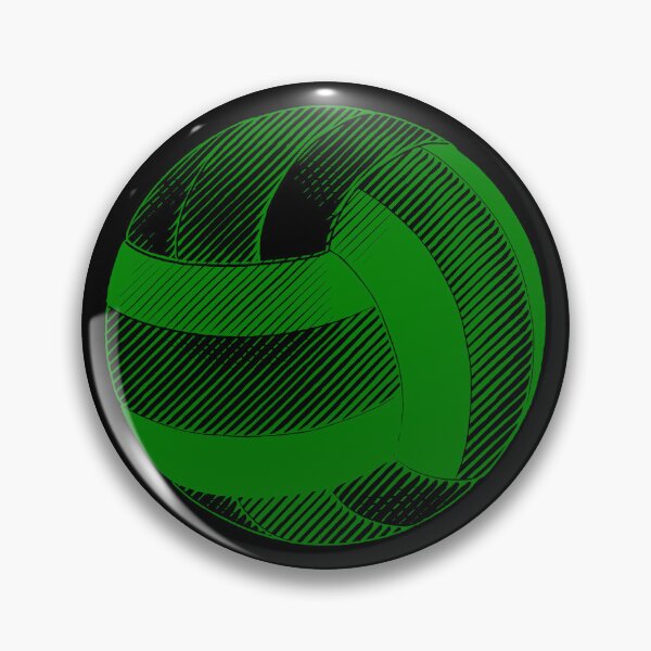 Item preview, Vintage Green Volleyball Sports Graphic designed and sold by pattern-archive.