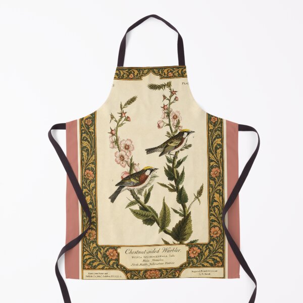 Item preview, Chestnut-Sided Warbler — Audubon Arts & Crafts Bird Print designed and sold by kornkobart.