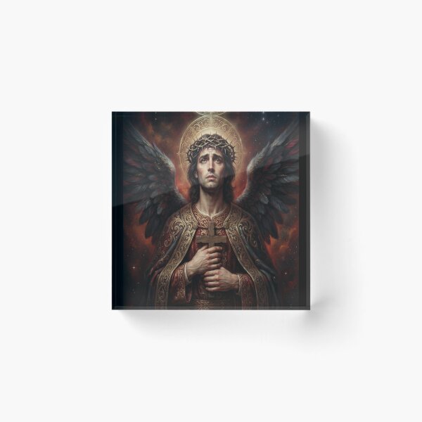 Item preview, Fallen angel Lucifer painting. designed and sold by fejesrussh.