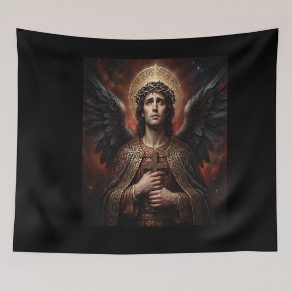 Item preview, Fallen angel Lucifer painting. designed and sold by fejesrussh.