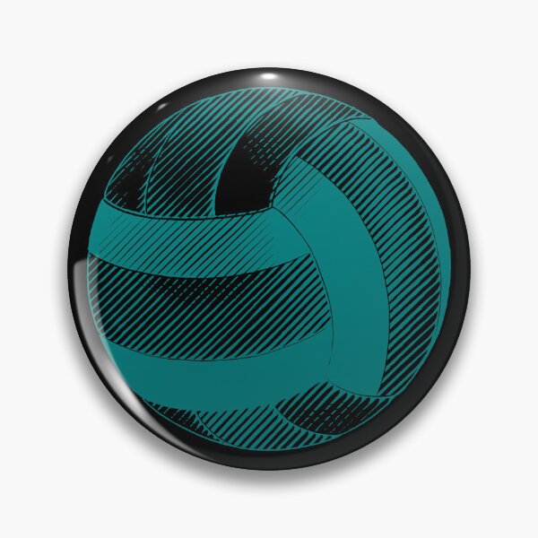 Item preview, Vintage Teal Volleyball Sports Graphic designed and sold by pattern-archive.