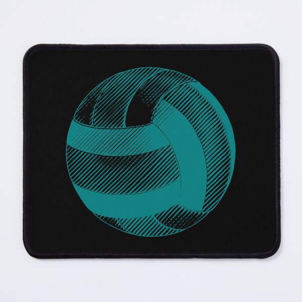 Item preview, Vintage Teal Volleyball Sports Graphic designed and sold by pattern-archive.