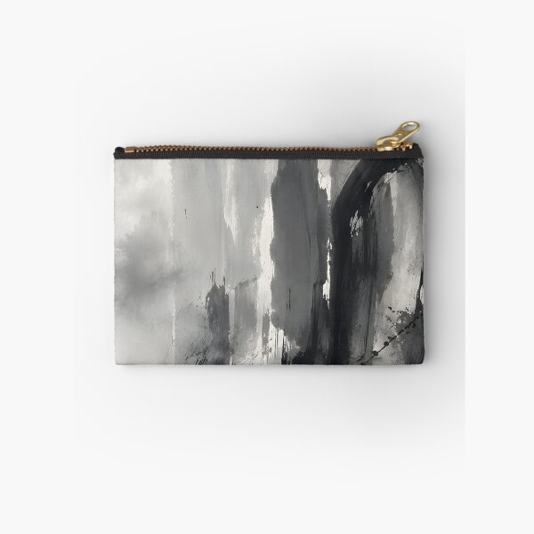 Item preview, Black and White Abstract Ink – Minimalist Monochrome Brushstroke Wall Art designed and sold by GutyzDesignsES.
