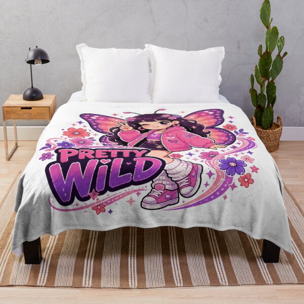 Item preview, Pretty Wild Butterfly Girl Sticker PNG | Cute Pink Purple Kawaii Graphic | Feminine Aesthetic Vinyl Decal | Girly Gift designed and sold by Stylestickers55.