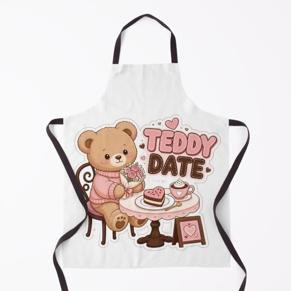Item preview, Teddy Date Cute Kawaii Bear Sticker PNG | Pink Teddy Bear Couple Aesthetic | Cute Love Gift | Cozy Valentine Sticker designed and sold by Stylestickers55.