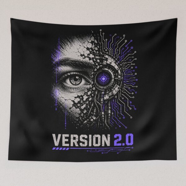 Item preview, Ai Technology Futuristic Robot Tech Graphic designed and sold by TEEJAMBOREE.