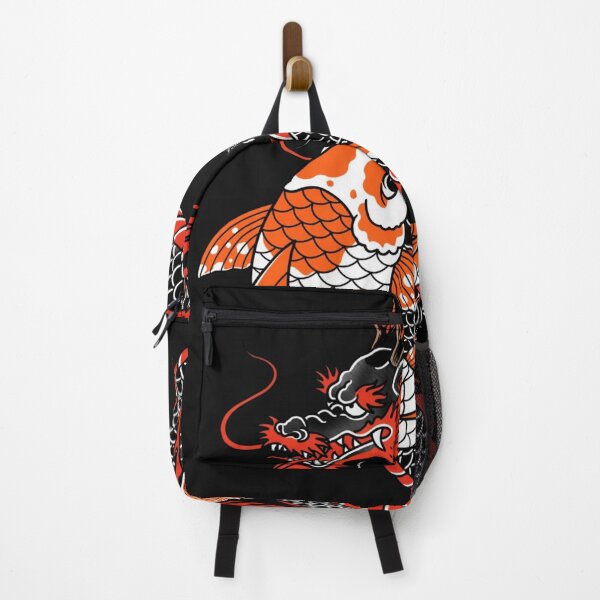 Item preview, Koi Fish And Japanese Dragon - Irezumi Tattoo Art designed and sold by Surviving Monday Club.