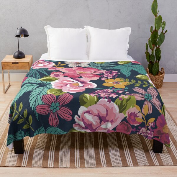 Item preview, Dark Moody Vintage Pink Roses Floral Pattern designed and sold by Johnnies.