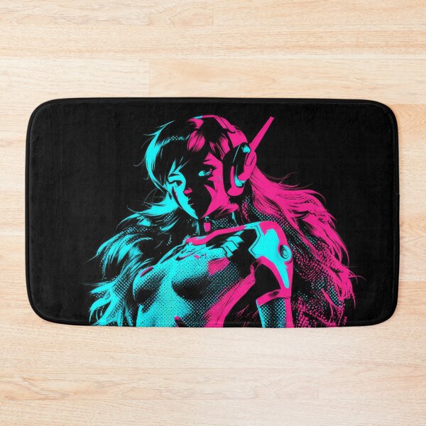 Item preview, Neon Pink Gamer Girl  designed and sold by AnimeArsenalPrints.