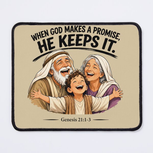 Item preview, When God Makes a Promise, He Keeps It | Genesis 21:1-3 | Christian Bible Design Inspired by Abraham, Sarah & Isaac designed and sold by ByJeffro.