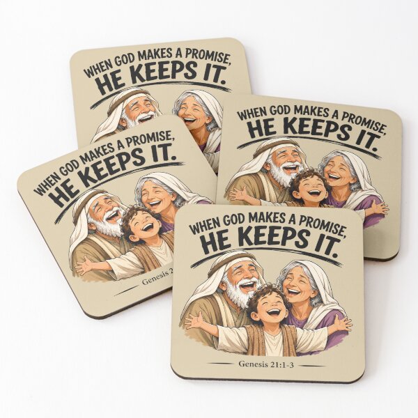 Item preview, When God Makes a Promise, He Keeps It | Genesis 21:1-3 | Christian Bible Design Inspired by Abraham, Sarah & Isaac designed and sold by ByJeffro.