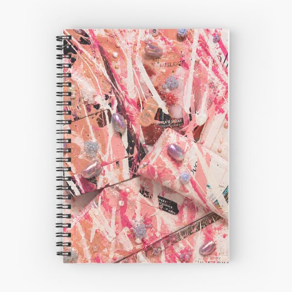 Item preview, Pink Cosmetic Glam Chaos Mixed Media Art designed and sold by THE SPLATTERED HAUS BY SAGE BANKS.