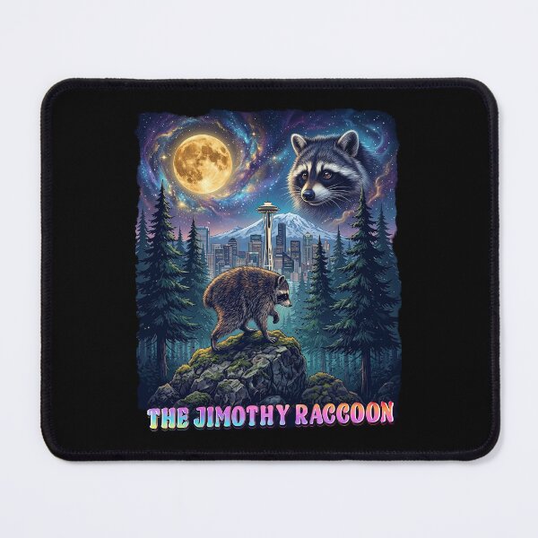 Item preview, Vintage Jimothy Raccoon | Seattle, Washington Jimothy Raccoon designed and sold by TeeARTHY.
