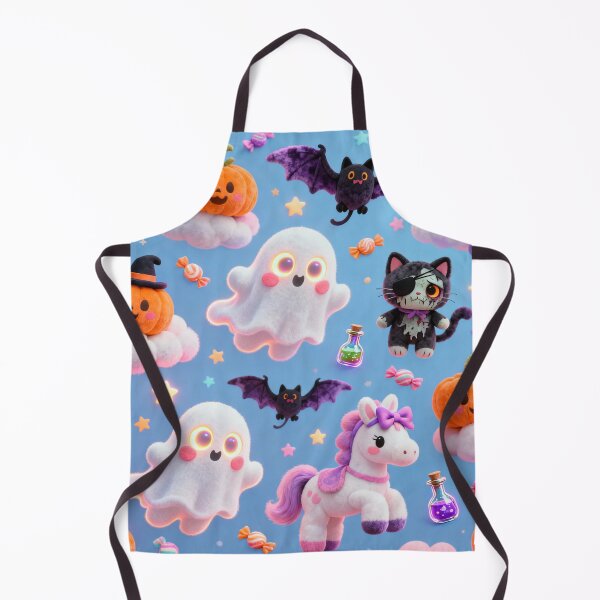 Item preview, Cute Pastel Halloween Plush Pattern designed and sold by LenNo9881.