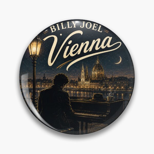 Item preview, Billy Joel Vienna Fan Art Graphic  designed and sold by FanFueledStickers.