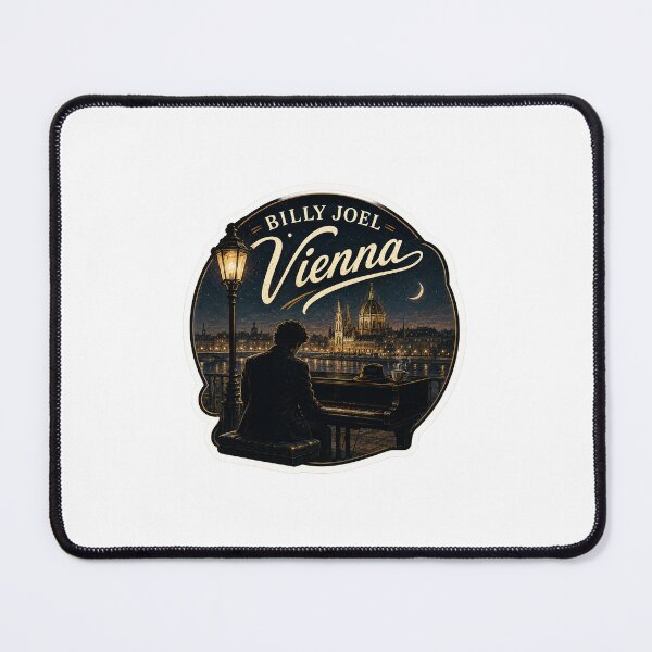 Item preview, Billy Joel Vienna Fan Art Graphic designed and sold by FanFueledStickers.