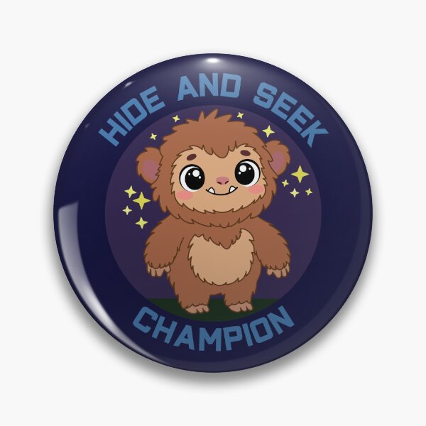 Item preview, Bigfoot Hide and Seek Champion | Cute Sasquatch Cryptid designed and sold by Hallowed Artistry.