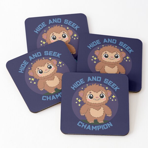 Item preview, Bigfoot Hide and Seek Champion | Cute Sasquatch Cryptid designed and sold by Hallowed Artistry.