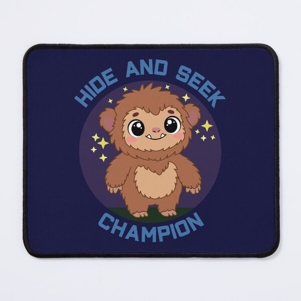 Item preview, Bigfoot Hide and Seek Champion | Cute Sasquatch Cryptid designed and sold by Hallowed Artistry.
