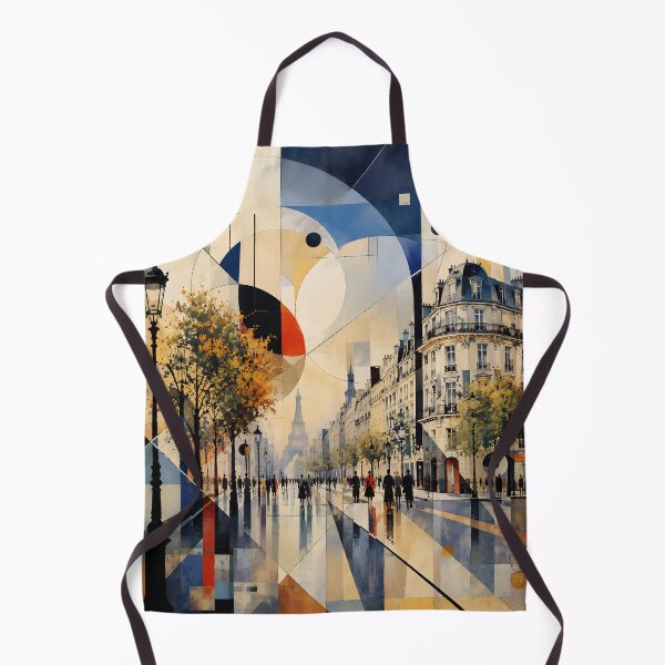 Item preview, Paris Eiffel Tower Geometric Cityscape – Modern French Travel Wall Art designed and sold by GutyzDesignsES.