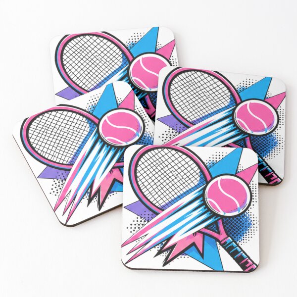 Item preview, Retro Pop Art Tennis Racket by Pop Waves designed and sold by DGCC23.