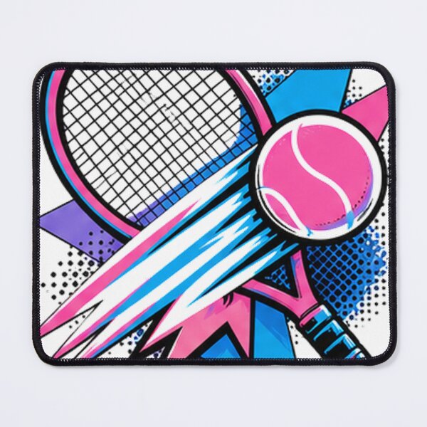Item preview, Retro Pop Art Tennis Racket by Pop Waves designed and sold by DGCC23.