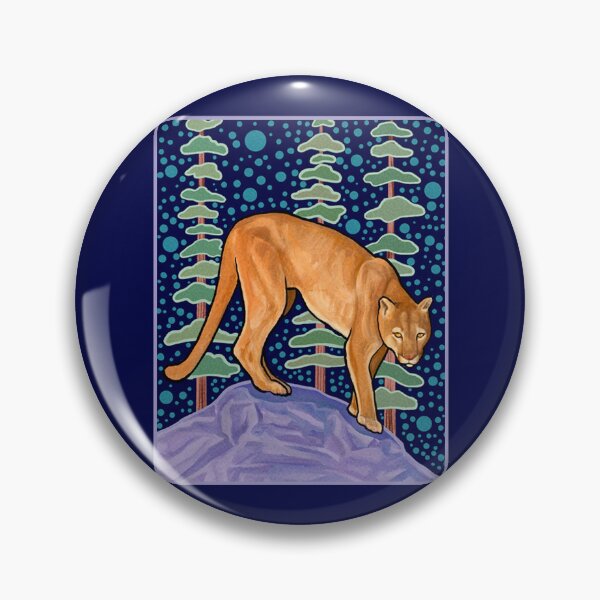 Item preview, Mid Century Modern Mountain Lion (Cougar, Puma) designed and sold by rorabeenie.