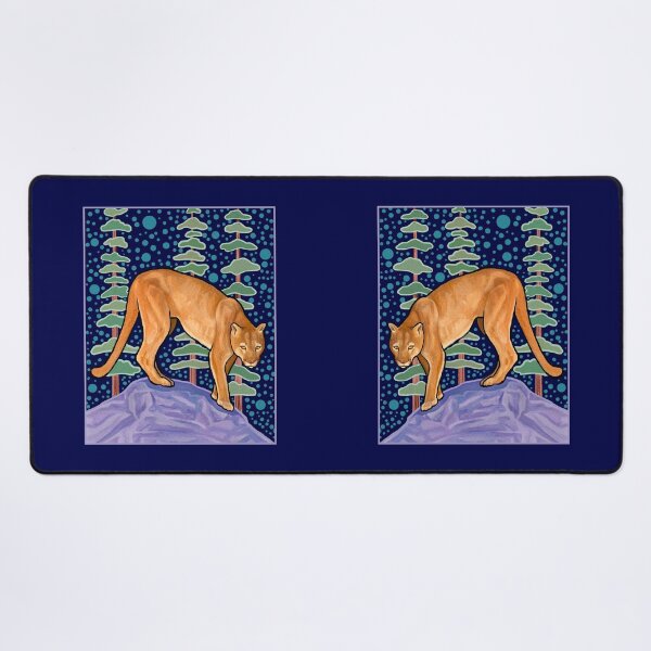 Item preview, Mid Century Modern Mountain Lion (Cougar, Puma) designed and sold by rorabeenie.