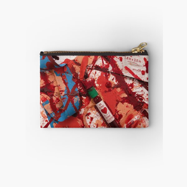 Item preview, Medical Blood Donation Mixed Media Abstract Art designed and sold by THE SPLATTERED HAUS BY SAGE BANKS.