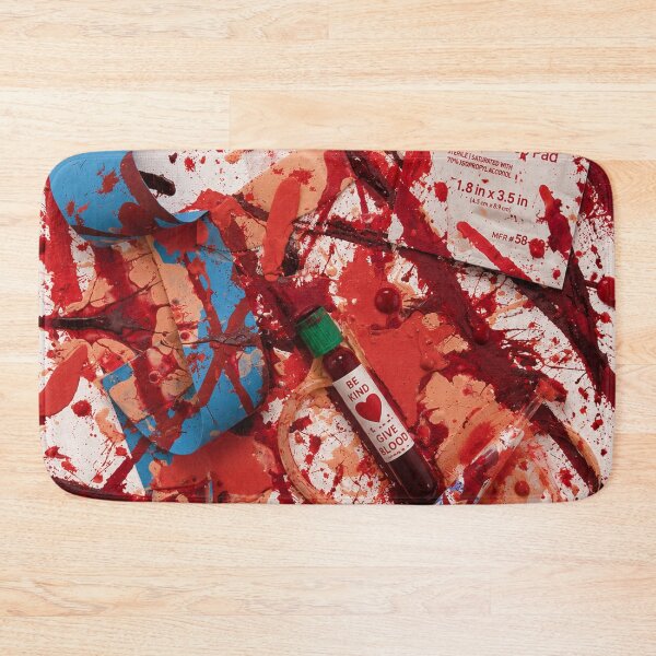 Item preview, Medical Blood Donation Mixed Media Abstract Art designed and sold by THE SPLATTERED HAUS BY SAGE BANKS.