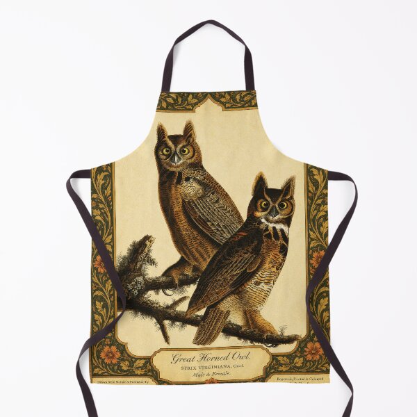 Item preview, Great Horned Owl — Audubon Arts & Crafts Bird Print designed and sold by kornkobart.