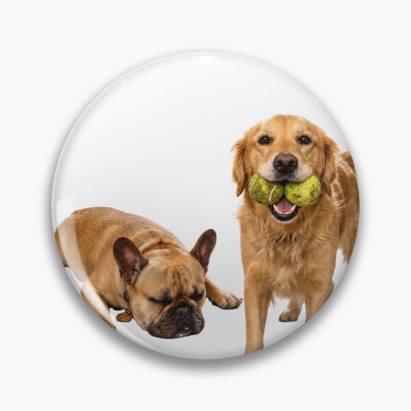 Item preview, Golden Retriever and French Bulldog Cute Pet Duo designed and sold by BestCoolStuff.