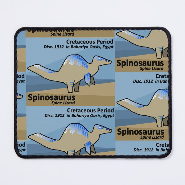 Item preview, Spinosaurus "Spine Lizard" | Prehistoric Infographic Art designed and sold by JayMakesTiktok.