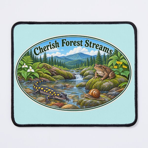 Item preview, Cherish Forest Streams Woodland Wildlife designed and sold by Penbrook Farms.