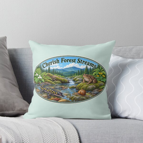 Item preview, Cherish Forest Streams Woodland Wildlife designed and sold by Penbrook Farms.
