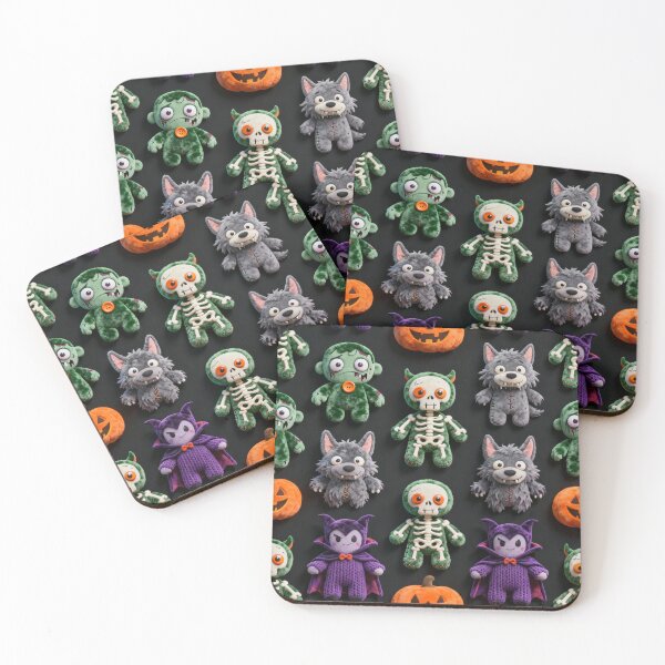 Item preview, Spooky Plush Monster Halloween Pattern designed and sold by LenNo9881.