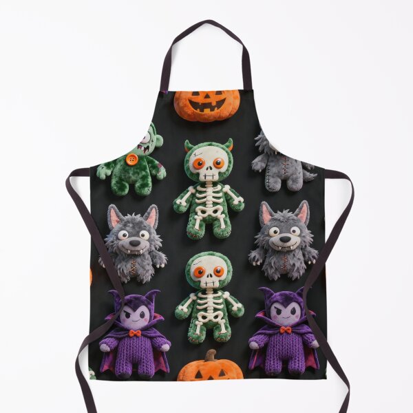 Item preview, Spooky Plush Monster Halloween Pattern designed and sold by LenNo9881.