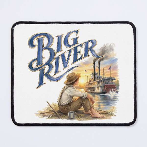 Item preview, Big River the Musical. Huckleberry Finn designed and sold by Lyric Vault - Rock on.