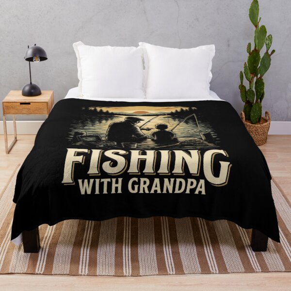 Item preview, Fishing With Grandpa Shirt Vintage Lake Sunset Dock designed and sold by HolidayMoods.
