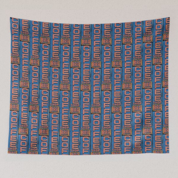 Item preview, Iconic Union Square Coffee Shop Neon Sign - Vintage NYC Diner Art designed and sold by walkaroundwear.