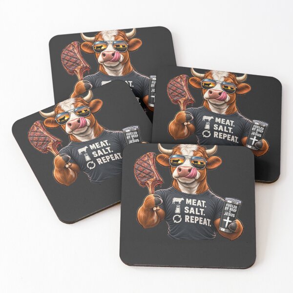 Item preview, COW MEAT, SALT, REPEAT designed and sold by CarnivoreGifts.